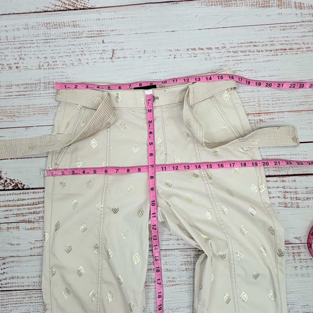 White House Black Market Women’s Size 8 High Rise Straight Leg Crop - Picture 9 of 13